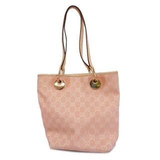 グッチ(Gucci)の★SALE 【4ia0913】グッチ トートバッグ/GGキャンバス/120840/キャンバス/ピンク/ゴールド金具 【中古】 レディース(トートバッグ)