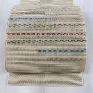 名古屋帯 秀品 正絹 【中古】(帯)