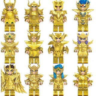 聖闘士星矢　レゴ互換 12体セット　ミニフィグ フィギュア 黄金聖闘士人形