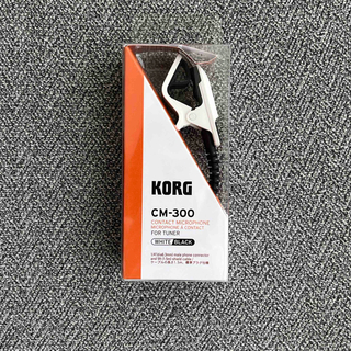 コルグ(KORG)のKORG チューナー用 コンタクトマイク CM-300ホワイトブラック(その他)