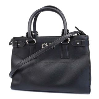 フェラガモ(Ferragamo)の★SALE 【4ia0950】サルヴァトーレフェラガモ ツーウェイバッグ/ガンチーニ/レザー/ブラック/シルバー金具 【中古】 レディース(その他)