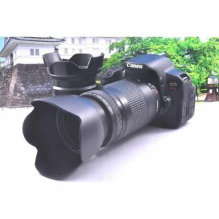 キヤノン(Canon)のWレンズセット！シャッター4500回 Canon キャノン EOS X6i(デジタル一眼)