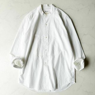 ドゥロワー(Drawer)の極美品✨ドゥロワー Salvatore Piccolo ピンタック シャツ 42(シャツ/ブラウス(長袖/七分))