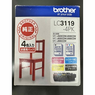 ブラザー(brother)のbrother インクカートリッジ LC3119-4PK 4色(その他)