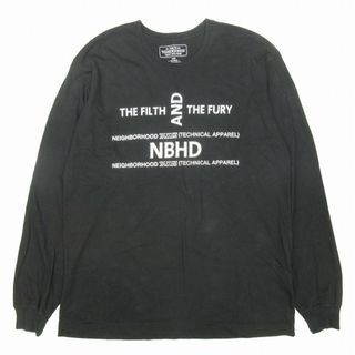 NEIGHBORHOOD - 美品 ネイバーフッド ロゴ プリント Tシャツ カットソー 長袖 L