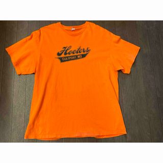 フーターズ HOOTERS ロゴ Tシャツ オレンジ  企業Tシャツ  企業物(シャツ)