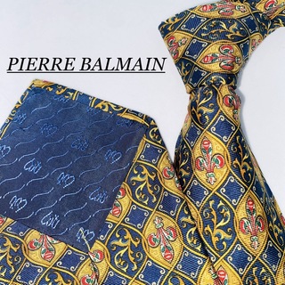 ピエールバルマン(Pierre Balmain)のPIERRE BALMAIN ピエールバルマン　シルクネクタイ　高級　イタリア製(ネクタイ)