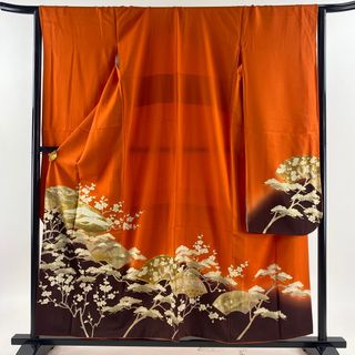 振袖 身丈156.5cm 裄丈65.5cm 正絹 秀品 【中古】(着物)