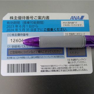 エーエヌエー(ゼンニッポンクウユ)(ANA(全日本空輸))のANA 株主優待券 1枚(その他)