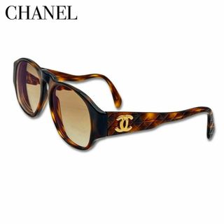 シャネル(CHANEL)のシャネル ココマーク べっ甲調 サングラス メガネ 眼鏡 レディース ブラウン(サングラス/メガネ)