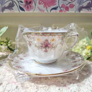 ノリタケ(Noritake)のノリタケ♥ダイヤモンド コレクション カップ＆ソーサー ローズパレス 1客(食器)