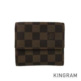 ルイヴィトン(LOUIS VUITTON)のルイ・ヴィトン ダミエ ポルト モネ ビエ カルト クレディ N61652 二つ折り財布(財布)