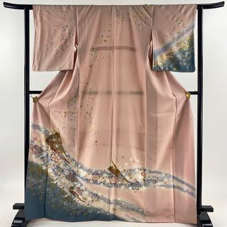 訪問着 身丈167cm 裄丈62.5cm 正絹 名品 【中古】(着物)