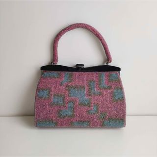 vintage ビーズ刺繍　ハンドバッグ　ヴィンテージ　アンティーク