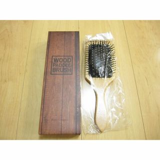 新品　ウッドパドルブラシ　レイナカンパニー(ヘアブラシ/クシ)