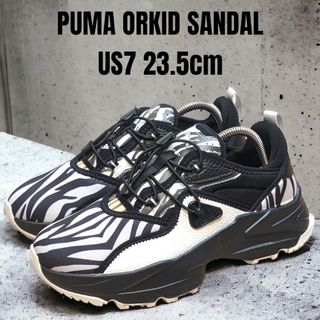 プーマ(PUMA)のPUMA ORKID SANDAL プーマ オーキッド 23.5cm ゼブラ柄(スニーカー)