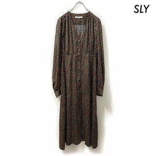 SLY - SLY スライ★BUDDING GATHER DRESS 長袖ワンピース