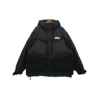 サカイ(sacai)のsacai サカイ ダウンジャケット/ダウンベスト XL 黒 【古着】【中古】(ダウンジャケット)