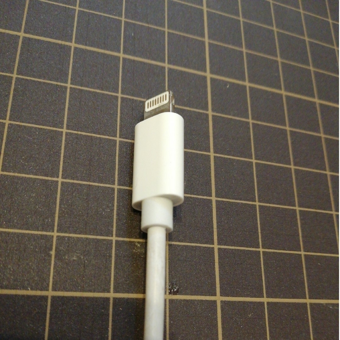 Apple(アップル)のライトニングケーブルコネクター　イヤホンジャック スマホ/家電/カメラのスマホアクセサリー(その他)の商品写真