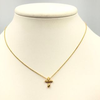 ティファニー(Tiffany & Co.)のTIFFANY&Co. ティファニー ネックレス クロス K18YG(ネックレス)