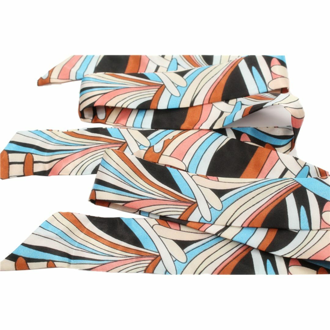 送料無料S14 スカーフ バッグ用スカーフ 細スカーフ ハンドルスカーフ 2枚組 レディースのファッション小物(バンダナ/スカーフ)の商品写真