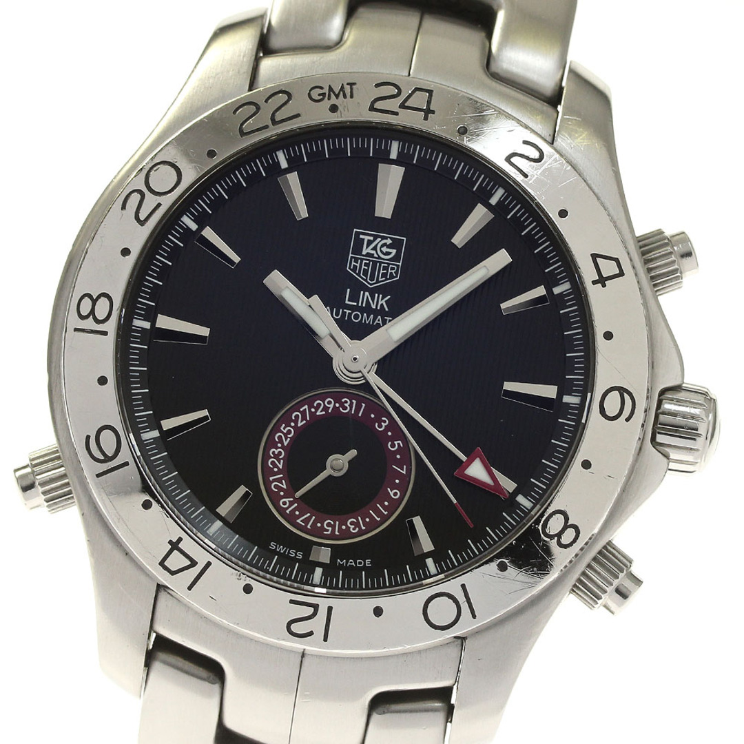 TAG Heuer(タグホイヤー)のタグホイヤー TAG HEUER WJF2115 リンク GMT デイト 自動巻き メンズ _815054 メンズの時計(腕時計(アナログ))の商品写真