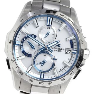 カシオ(CASIO)のカシオ CASIO OCW-S4000F-7AJF オシアナス マンタ ソーラー電波 メンズ _752325(腕時計(アナログ))