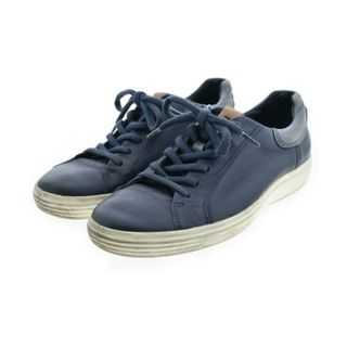 エコー(ECCO)のecco エコー スニーカー EU42(27cm位) 紺 【古着】【中古】(スニーカー)