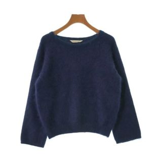 TORRAZZO DONNA トラッゾドンナ ニット・セーター -(XL位) 紺 【古着】【中古】