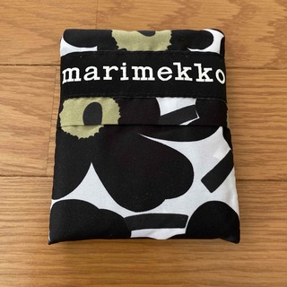 マリメッコ(marimekko)のmarimekko MINI-UNIKKO エコバッグ ブラック(エコバッグ)