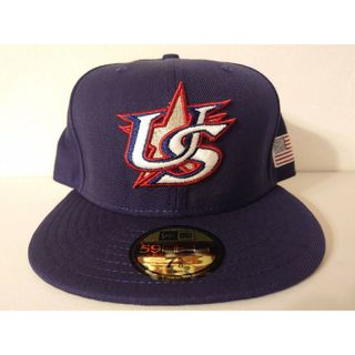 ニューエラー(NEW ERA)のNEW ERA WBC アメリカ代表 7 5/8 キャップ 帽子 USA 野球(応援グッズ)