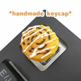 自作キーキャップ シナモンロールパン　キートップ　スイーツ keycap(PC周辺機器)