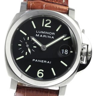 パネライ(PANERAI)のパネライ PANERAI PAM00048 ルミノール マリーナ スモールセコンド 自動巻き メンズ 保証書付き_813179(腕時計(アナログ))