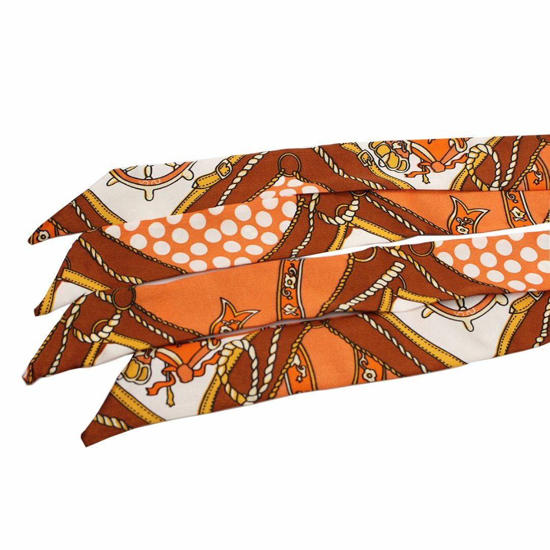 送料無料S9 スカーフ バッグ用スカーフ 細スカーフ ハンドルスカーフ 2枚組 レディースのファッション小物(バンダナ/スカーフ)の商品写真