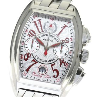 フランクミュラー(FRANCK MULLER)のフランクミュラー FRANCK MULLER 8005HCC コンキスタドール ライジングサン クロノグラフ 自動巻き メンズ 箱・保証書付き_814776(腕時計(アナログ))