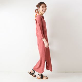 スピックアンドスパン(Spick & Span)の春夏 【MAU LOA】GUADALMAR KAFTAN ワンピース(ロングワンピース/マキシワンピース)