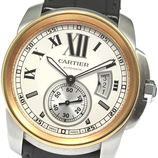 カルティエ(Cartier)のカルティエ CARTIER W7100039 カリブルドゥカルティエ PGベゼル 自動巻き メンズ _814335(腕時計(アナログ))