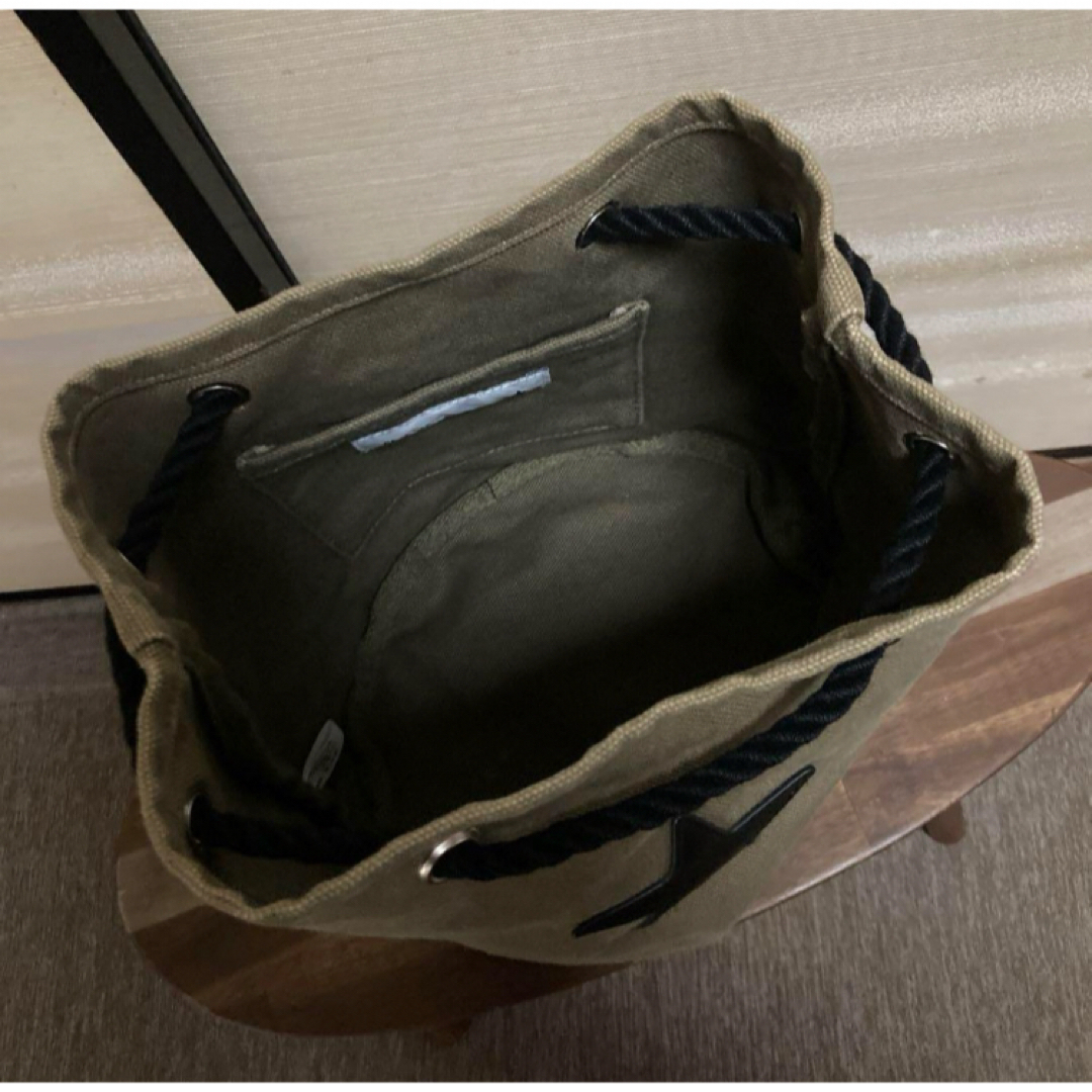 最終値下げ converse tokyo 巾着 キャンプ バッグ 自立式 ゴミ箱 スポーツ/アウトドアのアウトドア(その他)の商品写真