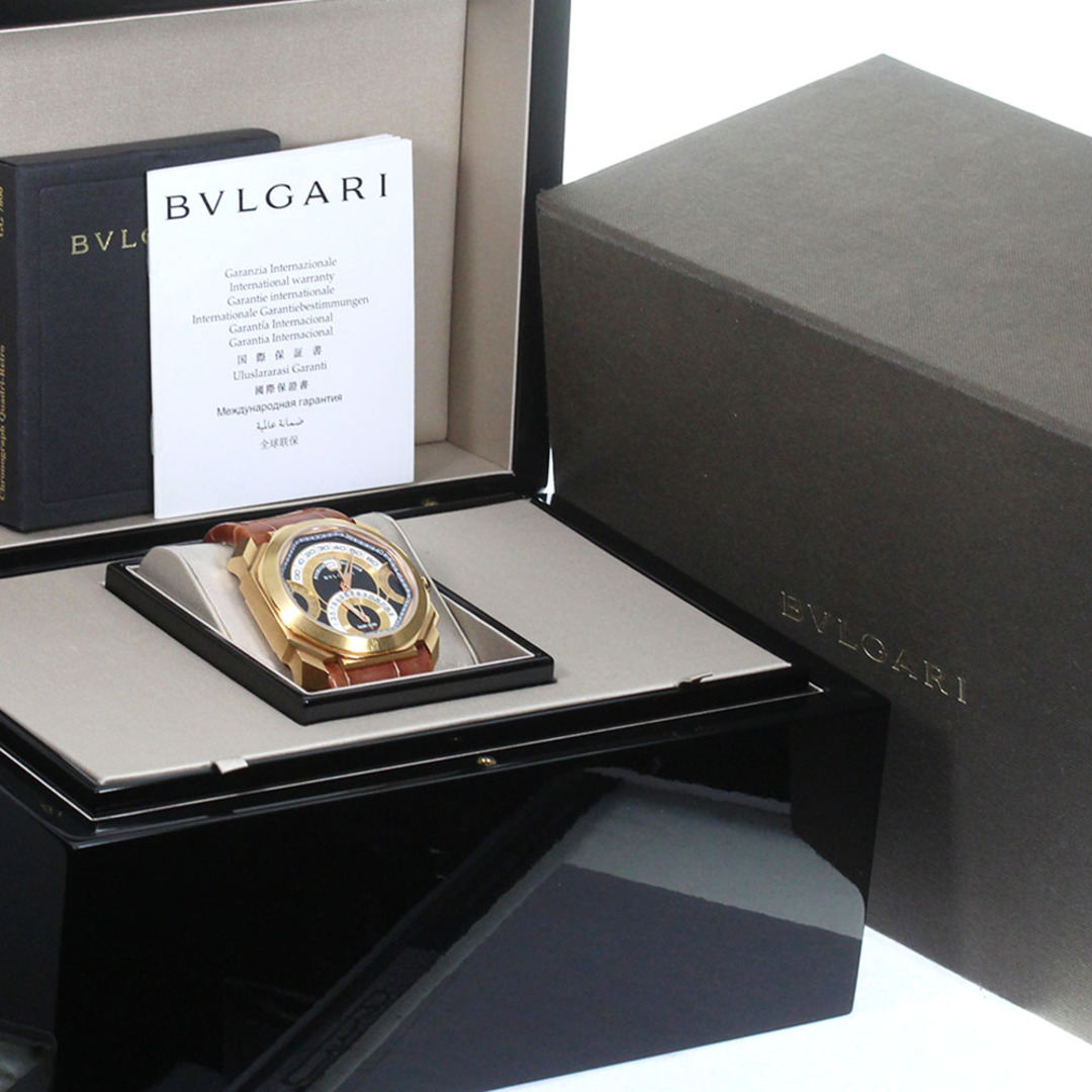 BVLGARI(ブルガリ)のブルガリ BVLGARI BGOP45GCHQR ジェラルド・ジェンタ オクトバイレトロ K18PG 自動巻き メンズ 箱・保証書付き_793030 メンズの時計(腕時計(アナログ))の商品写真