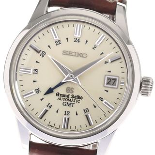 セイコー(SEIKO)のセイコー SEIKO SBGM021/9S66-00A0 グランドセイコー GMT 自動巻き メンズ 箱・保証書付き_814920(腕時計(アナログ))