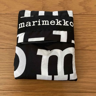 マリメッコ(marimekko)のmarimekko MARILOGO エコバッグ ブラック 48854-910(エコバッグ)