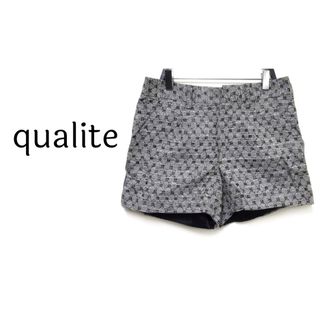 カリテ(qualite)のqualite カリテ【新品、タグ付き】コットン サイドライン ショート パンツ(ショートパンツ)