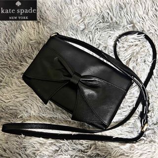 ケイトスペードニューヨーク(kate spade new york)の【美品】kate spade ケイトスペード　リボン　ミニショルダーバッグ(ショルダーバッグ)