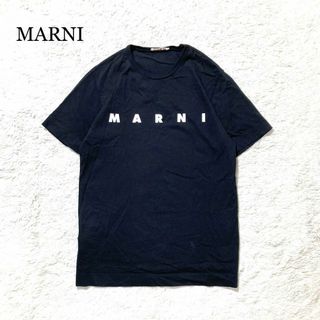 Marni - 【極美品】MARNI マルニ Tシャツ ブラック 半袖 ロゴ入り キッズ 14