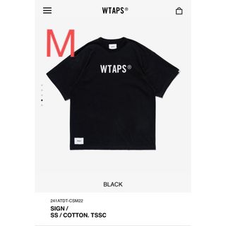 Wtaps ダブルタップス Sign サイン ロゴ logo tシャツ ブラック