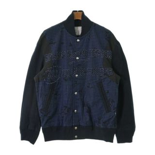 sacai - sacai サカイ ブルゾン（その他） 3(L位) 紺x青(総柄) 【古着】【中古】