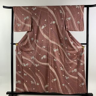 小紋 身丈157cm 裄丈63cm 正絹 秀品 【中古】(着物)