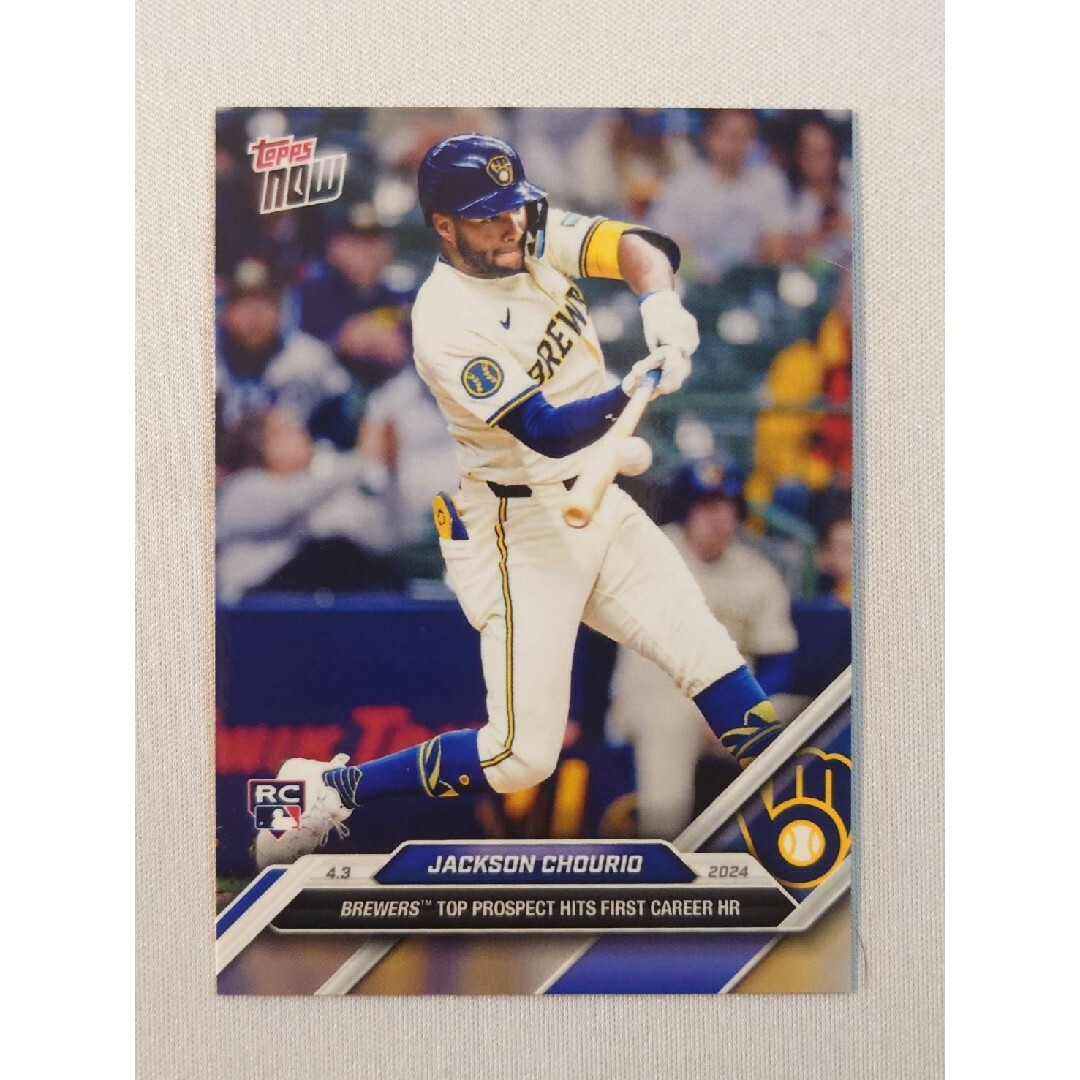 Topps(トップス)のtopps now card JACKSON CHOURIO 37 MLB 1 エンタメ/ホビーのタレントグッズ(スポーツ選手)の商品写真