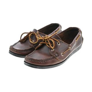 MARK MCNAIRY モカシン/デッキシューズ US7(24cm位) 茶 【古着】【中古】(スリッポン/モカシン)