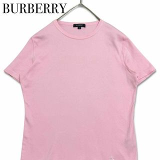 バーバリー(BURBERRY)のバーバリー コットン100 半袖 Tシャツ サイズ42 洋服 レディース ピンク(Tシャツ(半袖/袖なし))